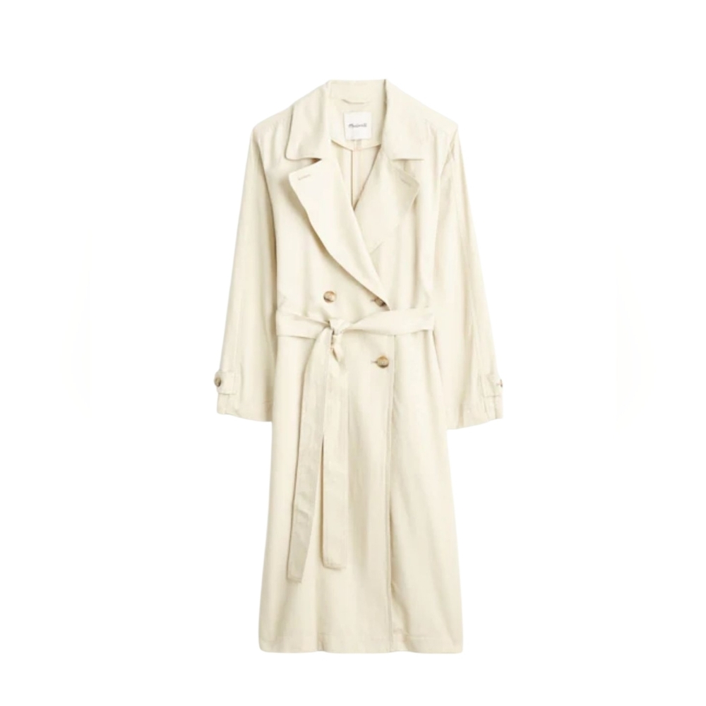 Madewell Belted Trench Coat SZ L